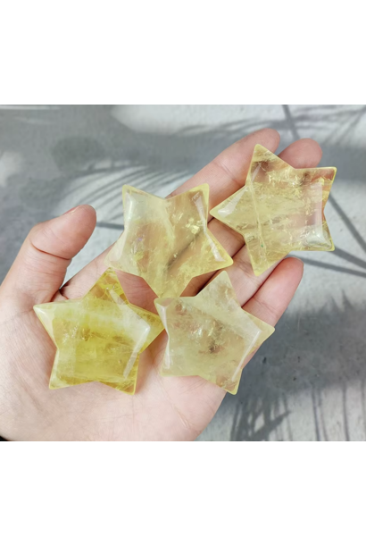 Citrine Star | Crystal Carving