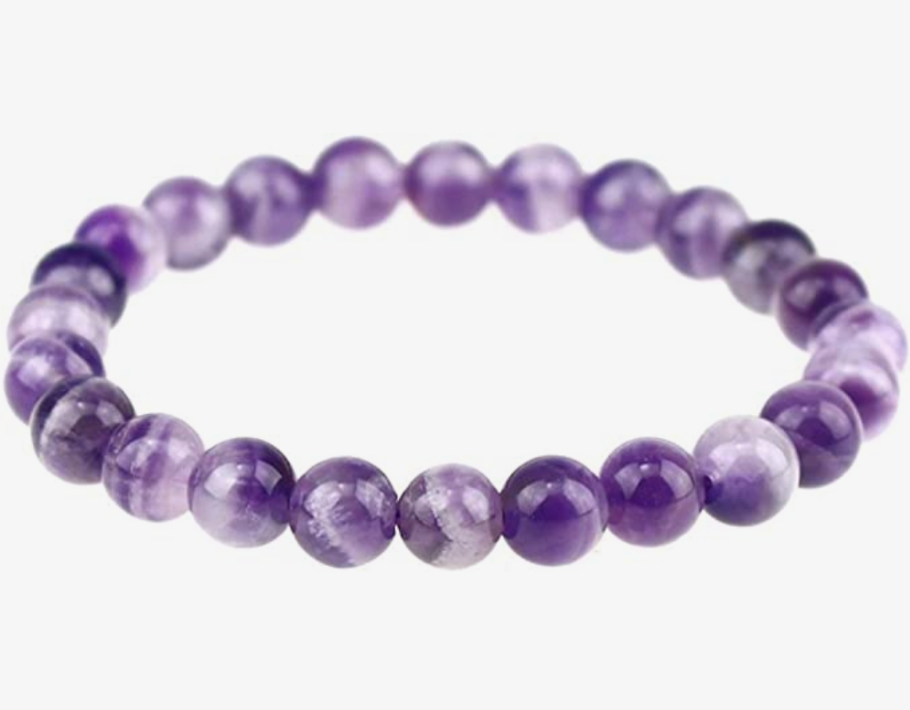 Chevron Amethyst Bracelet