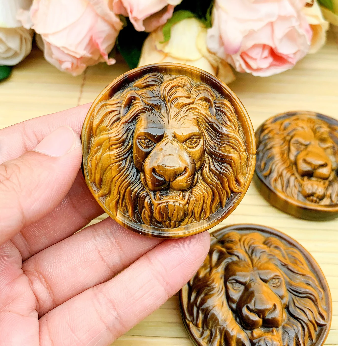  Tiger’s Eye Lion – Majestic Power & Willpower