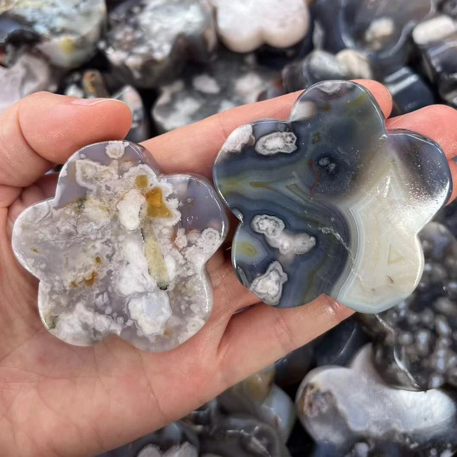 Agate Flower – Heart-Root Activation