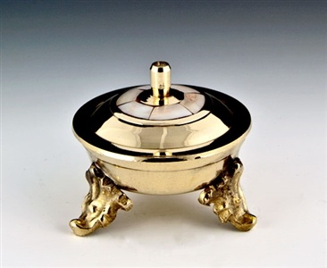 Miniature Brass Dish Lid