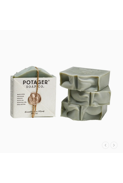 6817 - Bar Soap - Eucalyptus Mint - 4.5oz - Organic Olive Oil & Shea Butter Bar Soap