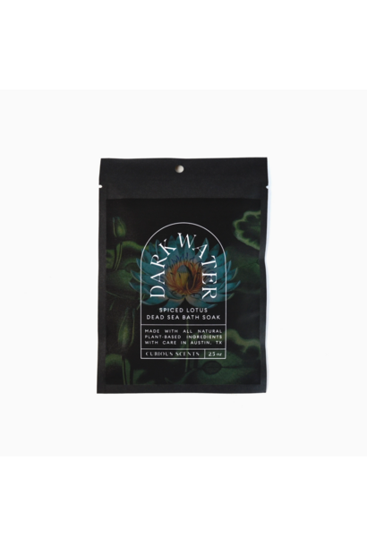 Dark Water: Spiced Lotus | Botanical Bath Soak