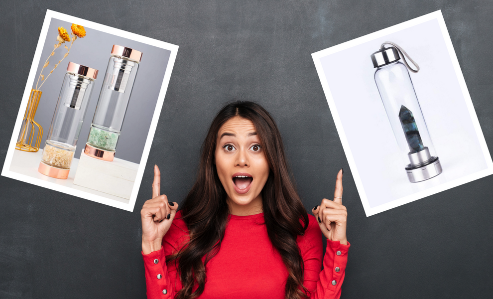 Crystal Tumbler vs. Crystal Water Bottle