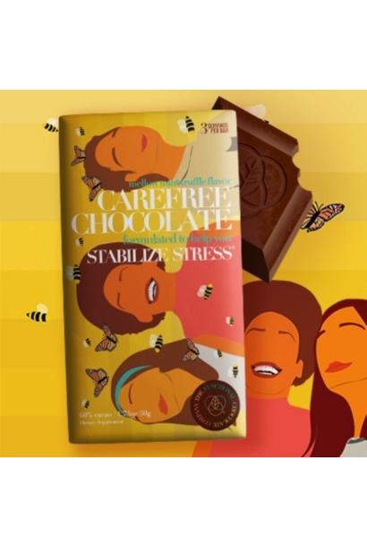 6981 - Carefree Chocolate - Stress & Anxiety Formula - Mellow Mint - Functional Chocolate Bar