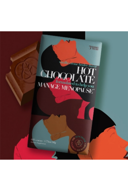6979 - Hot Chocolate - Menopause Formula - Vanilla Creme Brulee - Functional Cholocate Bar