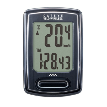 CatEye Velo Wireless (Urban) Cyclocomputer, Black