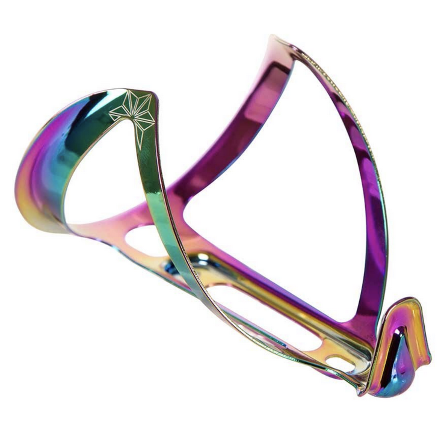 Supacaz Fly Cage Ano Bottle Cage Aluminum Oil Slick 18g