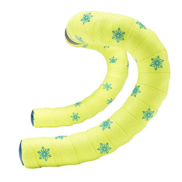 Supacaz Super Sticky Kush Bar Tape (Neon Yellow/Neon Blue))