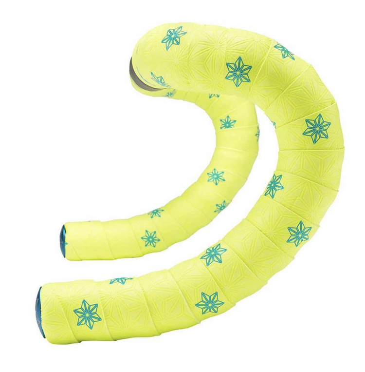 Supacaz Super Sticky Kush Bar Tape (Neon Yellow/Neon Blue)
