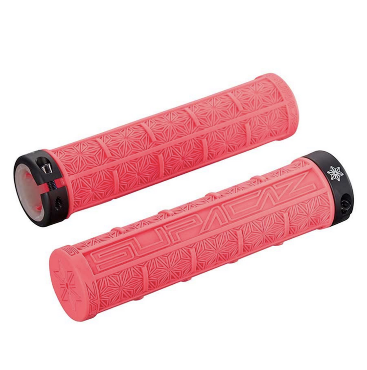Supacaz Grizips Grips (Neon Pink)