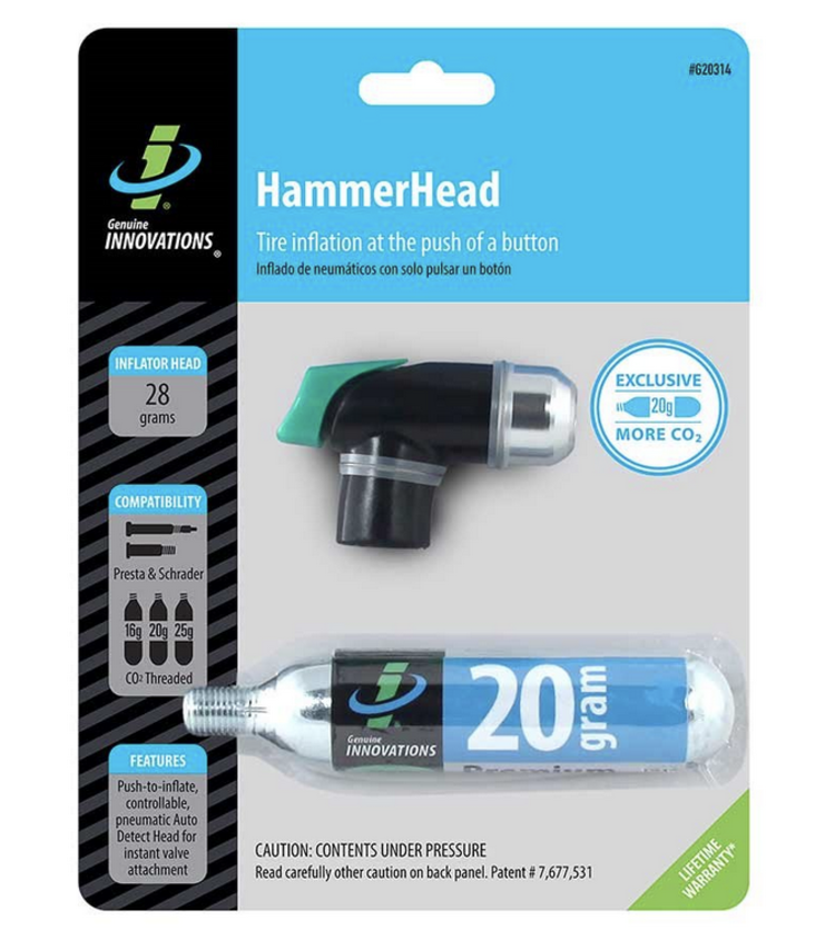 Genuine Innovations Hammerhead Co2 Inflator