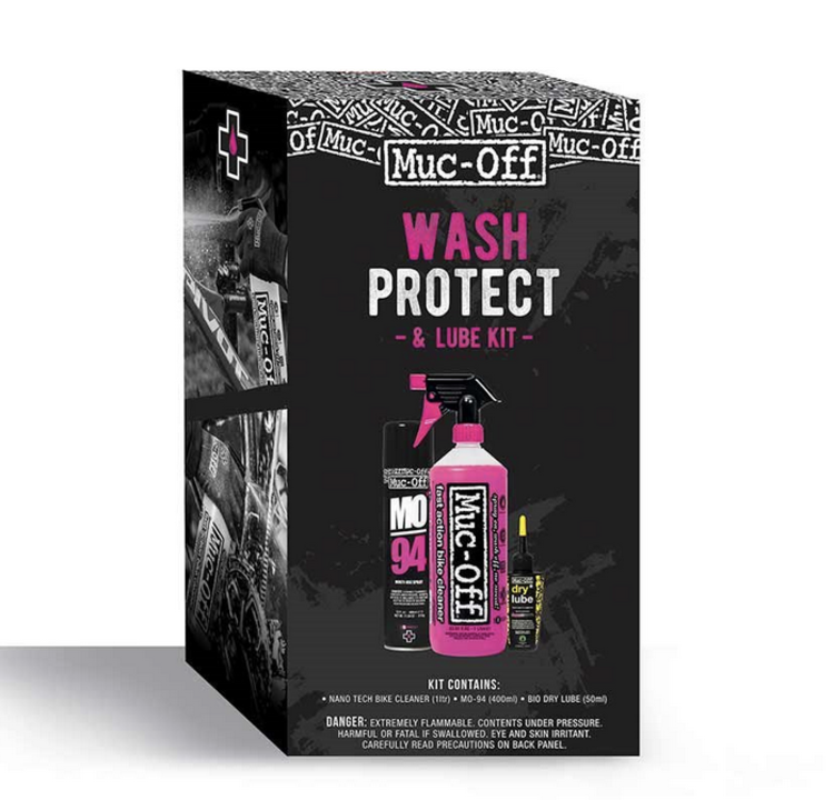 Muc-Off Wash, Protect, & Lube Kit