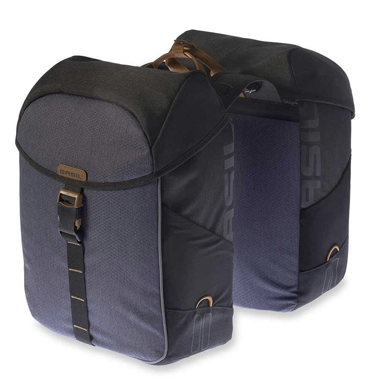 Basil Miles Double Bag (Black)