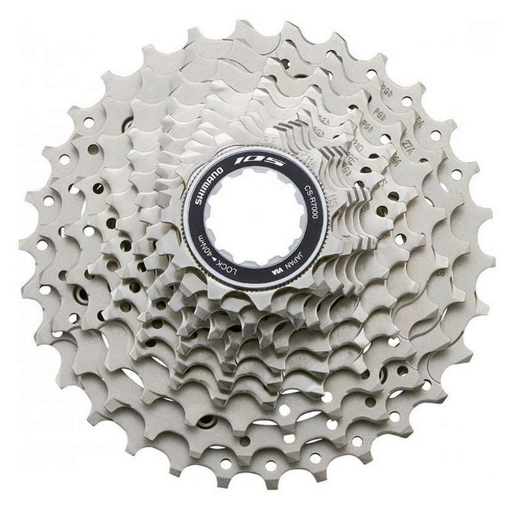 Shimano Shimano Cassette Sprocket, CS-R7000, 11-28T 105, 11-Speed, 11-12-13-14-15-17-19-21-23-25-28T
