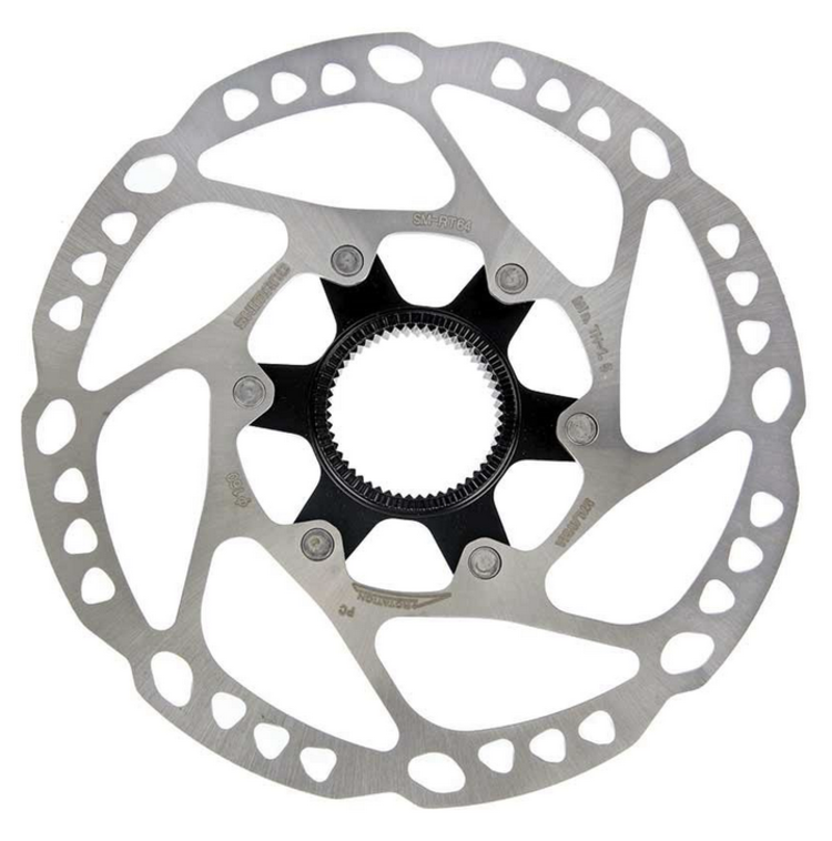 Shimano Disc Brake Rotor W/ Lock Ring, SM-RT64 Deore, 160mm