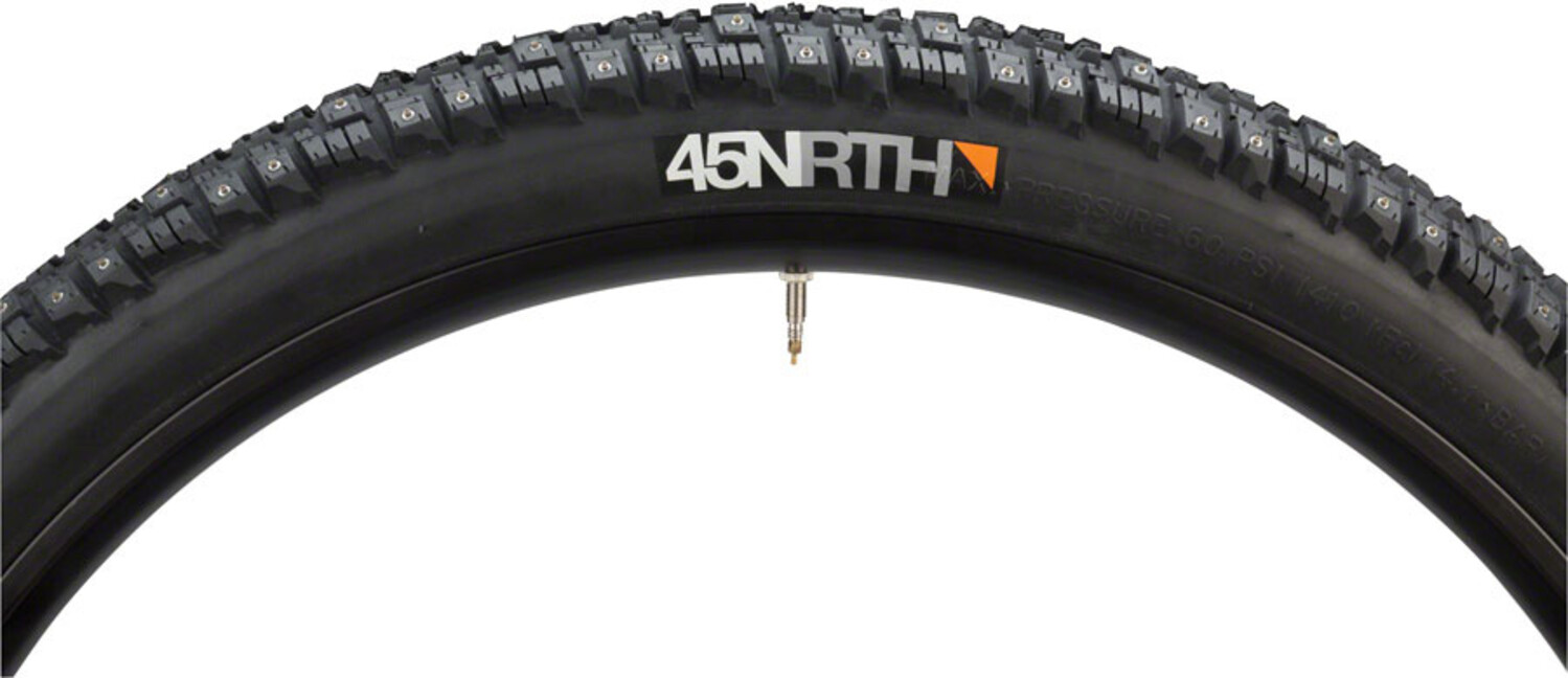 45NRTH Gravdal Tire 26 x 2 Clincher Steel Black 33tpi 216 Carbide Steel Studs Dream Cyclery