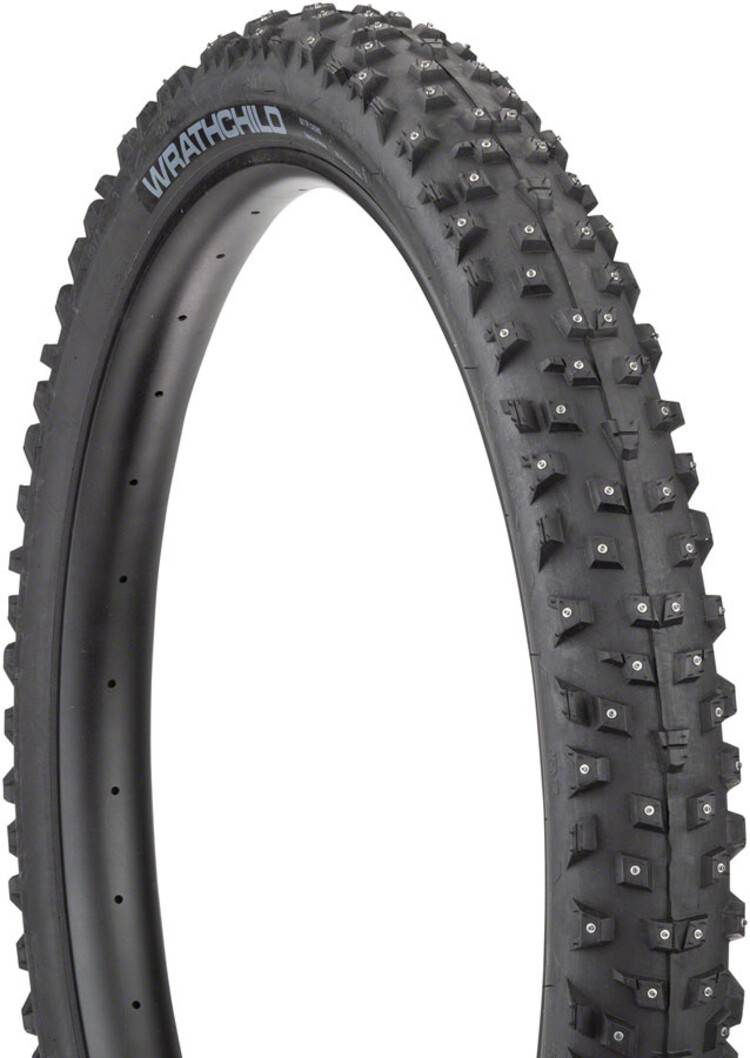 45NRTH 45NRTH Wrathchild Tire - 27.5 x 3.0, Tubeless, Folding, Black, 60tpi, 252 Concave Carbide Studs