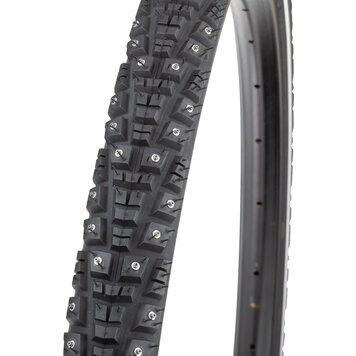 45NRTH 45NRTH Gravdal Tire - 700 x 38, Tubeless, Folding, Black, 60tpi, 252 Concave Carbide Studs