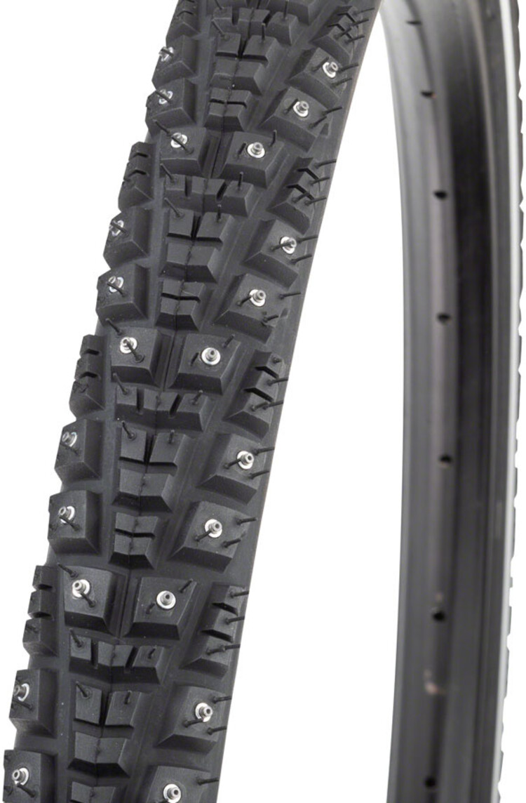45NRTH 45NRTH Gravdal Tire - 700 x 38, Tubeless, Folding, Black, 60tpi, 252 Concave Carbide Studs
