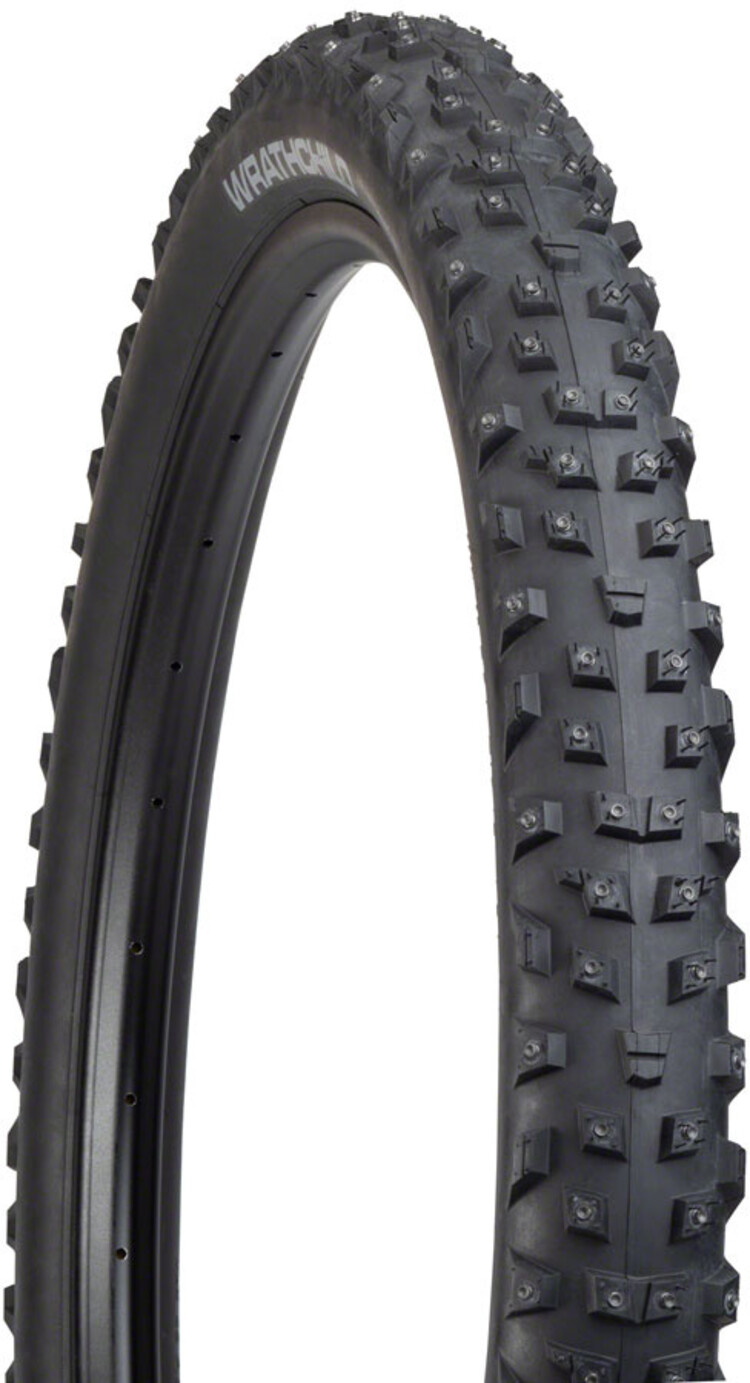 45NRTH 45NRTH Wrathchild Tire - 29 x 2.6, Tubeless, Folding, Black, 120tpi, 252 XL Concave Carbide Aluminum Studs