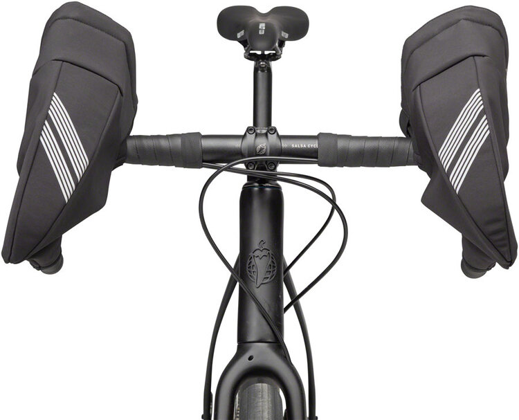 45NRTH 45NRTH Draugenklaw Drop Bar Pogies - Black, One Size