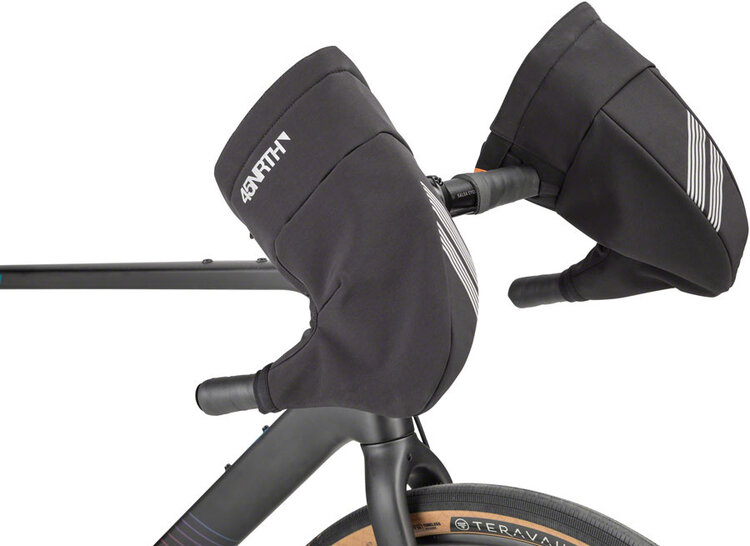 45NRTH 45NRTH Draugenklaw Drop Bar Pogies - Black, One Size