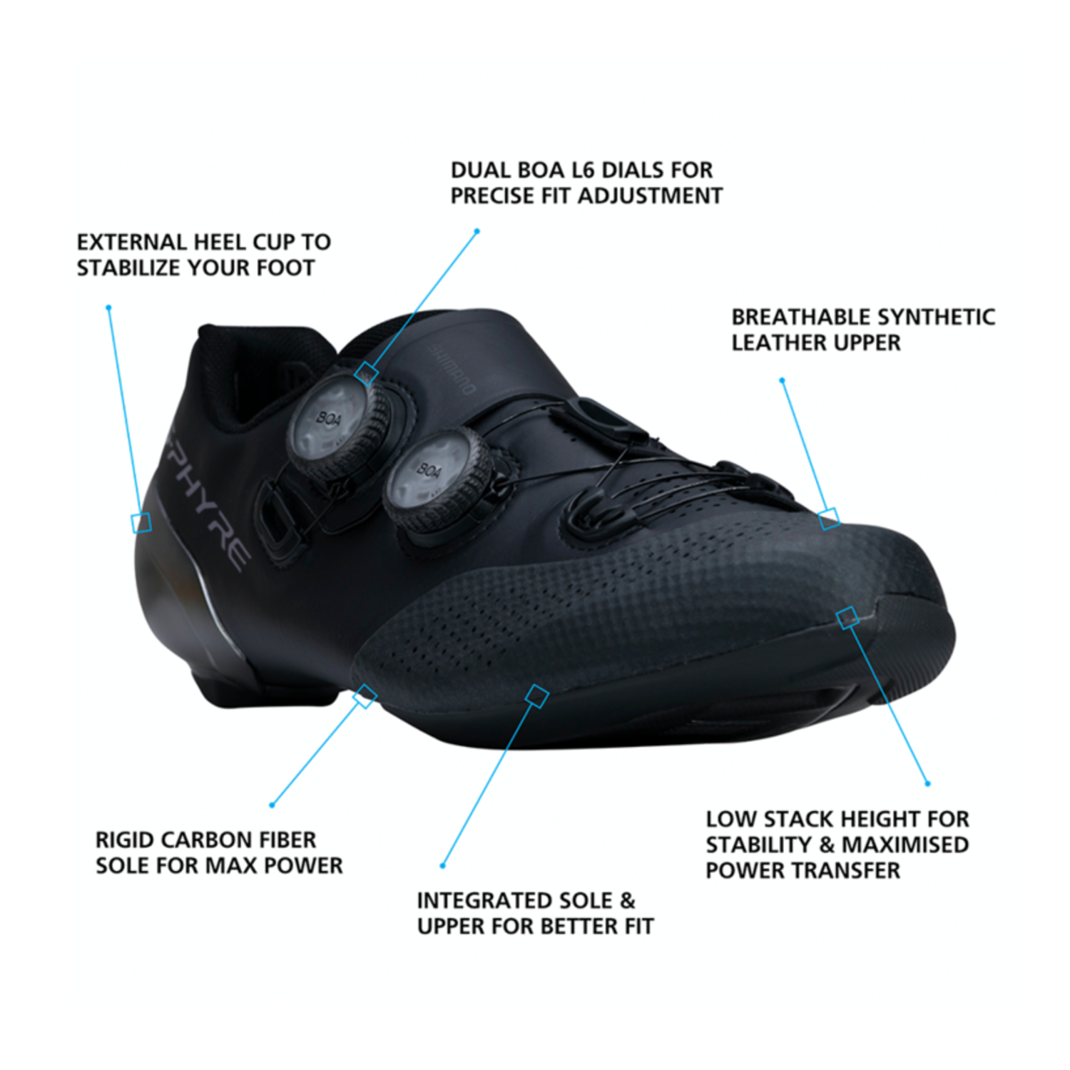 SH-RC902 S-PHYRE BICYCLE SHOES - Dream Cyclery
