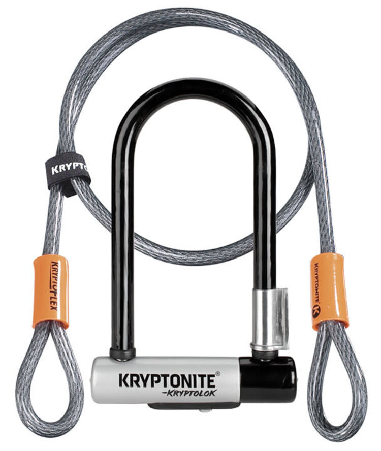 KRYPTONITE Kryptolok Mini-7 with 4' Flex Cable