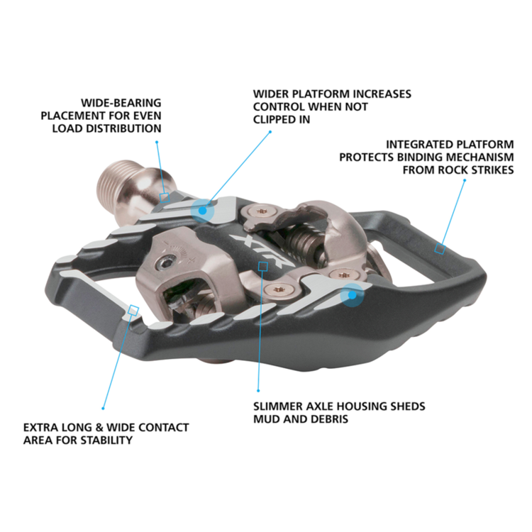 Shimano PD-M9120 XTR PEDALS - TRAIL