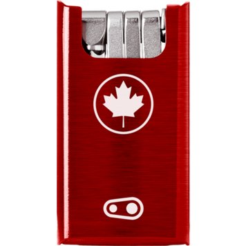CRANK BROTHERS F10 + Tool - Canada Red Case