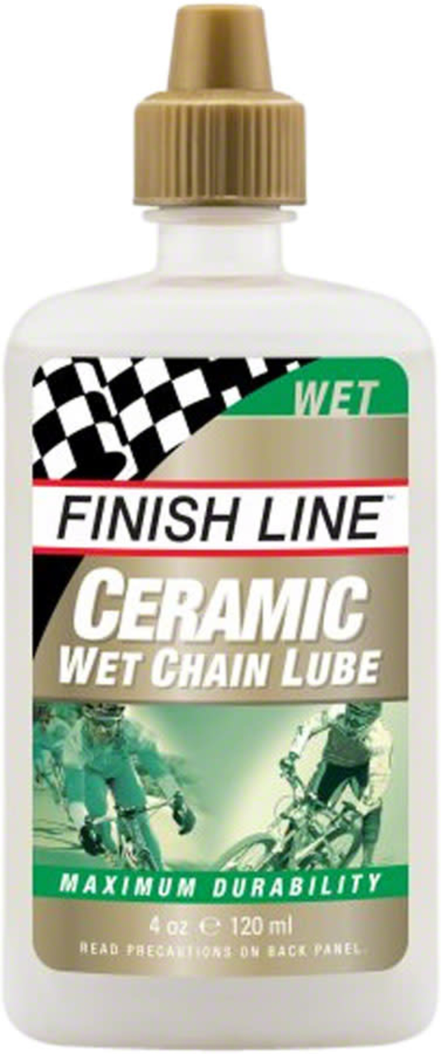 Finish Line Ceramic Wet Bike Chain Lube 4 fl oz Drip Dream