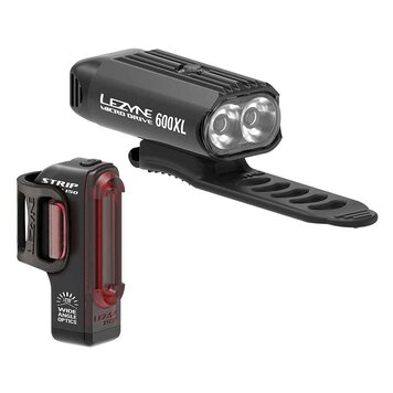 Lezyne Micro Drive 600XL / Strip, Light, Set, Black