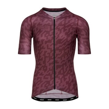 BiORACER Men's Spitfire Jersey SS Bordeaux Noise