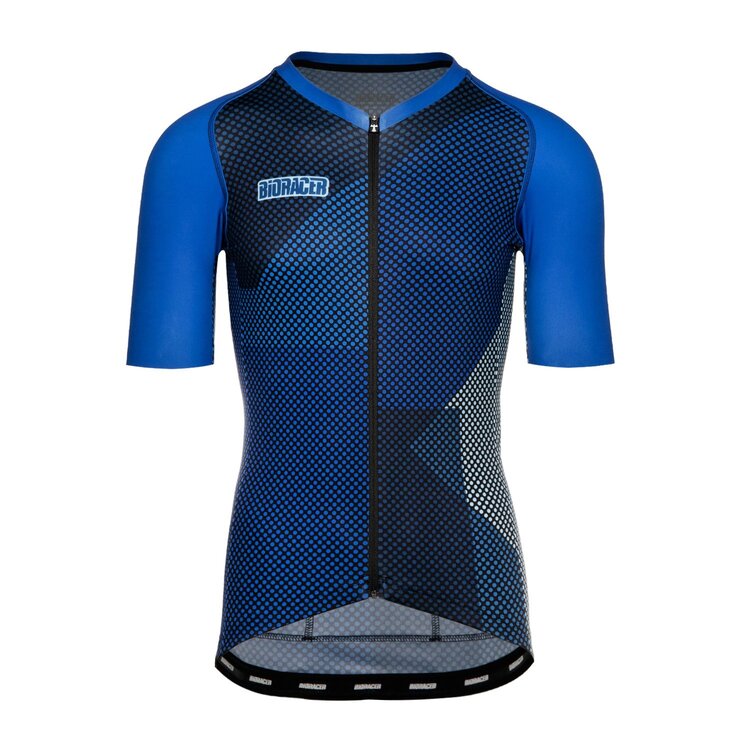 BiORACER Men's Spitfire Jersey SS Blue Blitz