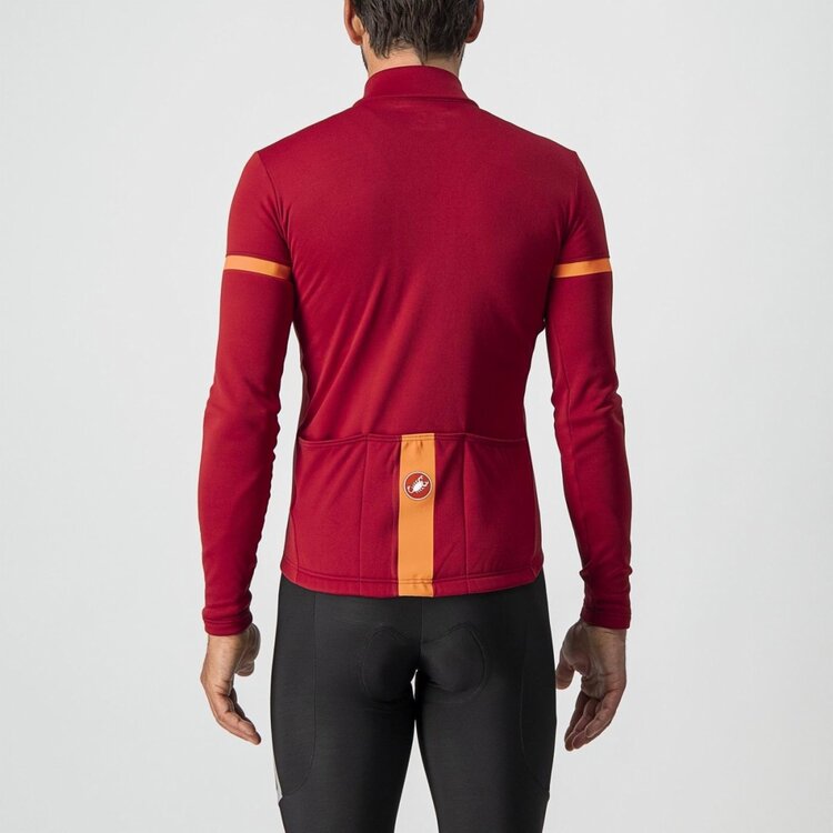Castelli Fondo 2 Jersey FZ - PRO RED/ORANGE REFLEX