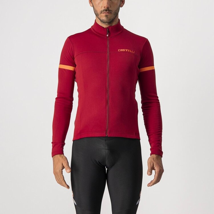 Castelli Fondo 2 Jersey FZ - PRO RED/ORANGE REFLEX