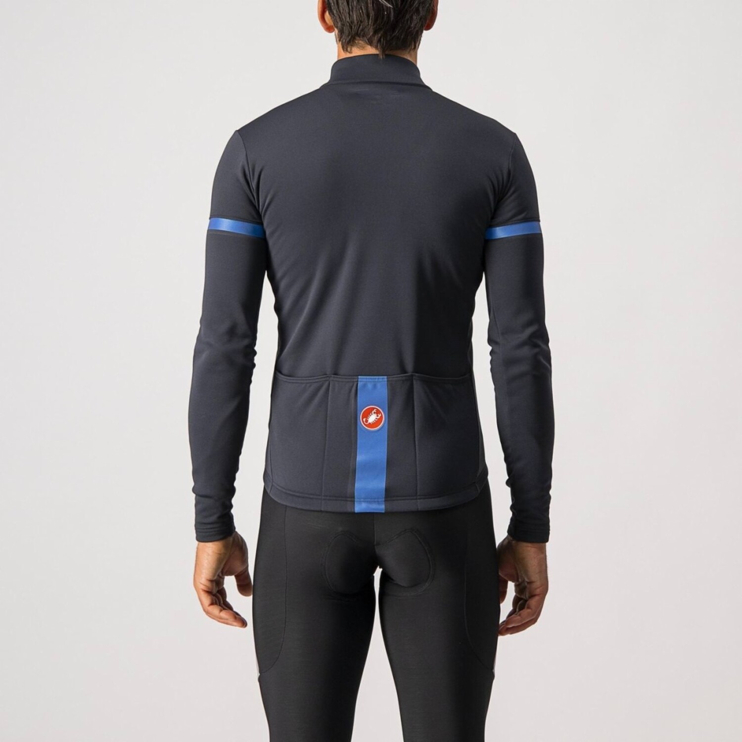 グランドセール Jersey 2 Fondo Castelli FZ Dream - REFLEX BLACK/BLUE LIGHT - ウェア