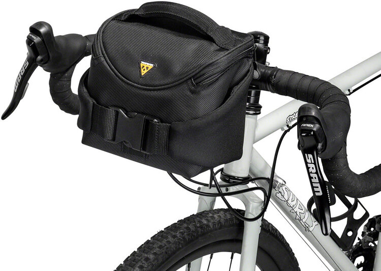 Topeak Compact Handlebar Bag/Fanny Pack - Includes Fixer 8, Black