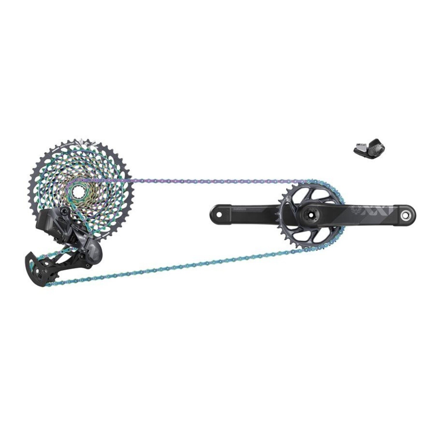 SRAM XX1 Eagle AXS Electronic Groupset: 175mm Boost 34t DUB Crank