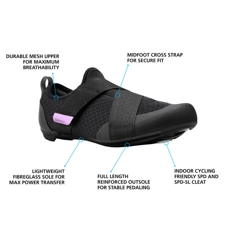 Shimano SH-IC100W BICYCLE SHOES | BLACK 41.0 WOMEN
