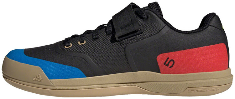 Five Ten Hellcat Pro Clipless Shoes - Men's, Core Black/Carbon/Pulse Lime