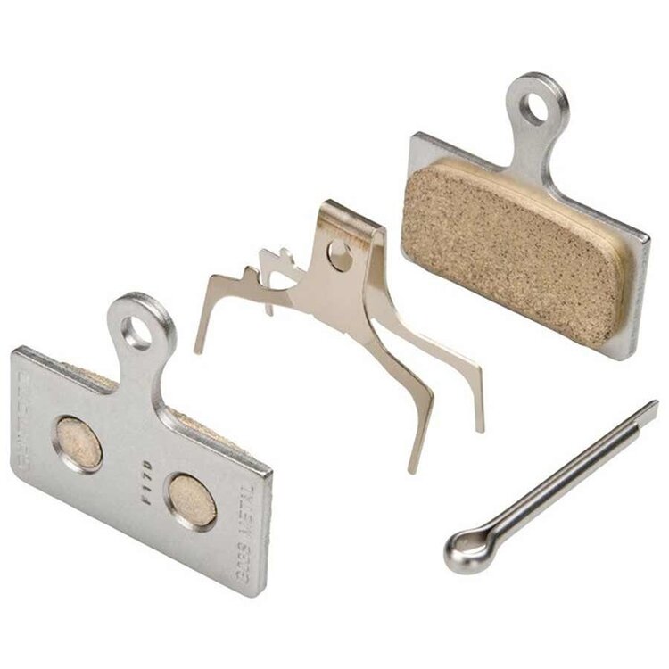 Shimano Shimano BP-G04S-MX G-Type Disc Brake Pads, Metal Pad w/o Fin, Pair