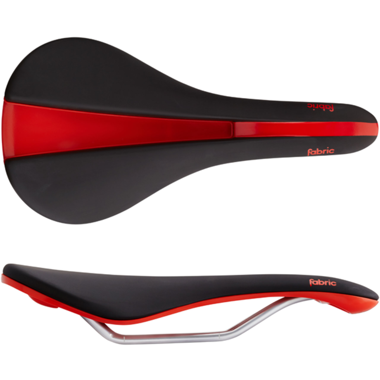 Line Elite Shallow Saddle BKR 142mm - Black w Red, 142mm - Dream