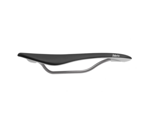 Fabric Scoop Elite Shallow Saddle BKW 142mm - Black w White, 142mm