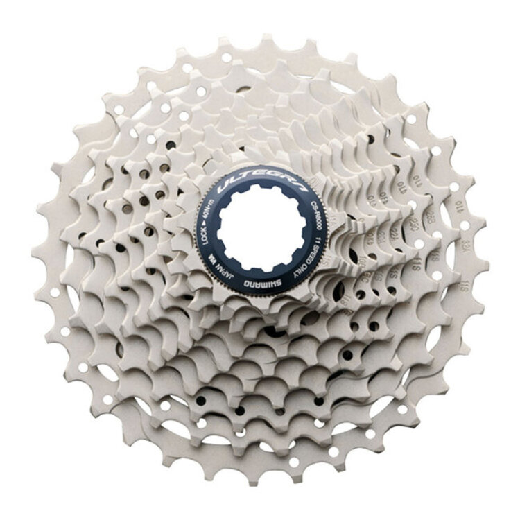 Shimano CASSETTE SPROCKET, CS-R8000 11-32T, ULTEGRA, 11-SPD, 11-12-13-14-16-18-20-22-25-28-32T