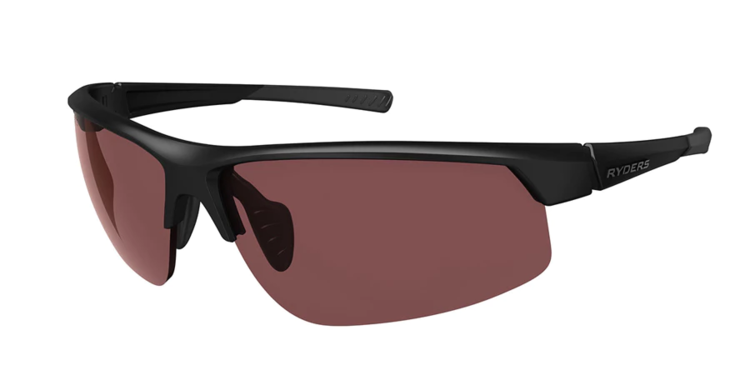 Ryders SABER POLY MATTE BLACK / ROSE LENS ANTI-FOG
