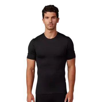 Fox Racing Tecbase Shirt SS, Men's, Black