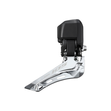 Shimano FRONT DERAILLEUR, FD-R7150, 105 DI2, FOR REAR 12-SPEED, DOWN-SWING, BRAZED-ON TYPE, CS-ANGLE: 61-66, FOR TOP GEAR: 50-52T, CL: 44.5MM