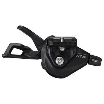 Shimano SHIFT LEVER, SL-M6100-IR, DEORE, RIGHT, I-SPEC EV, 12-SPEED RAPIDFIRE PLUS 2050MM INNER, W/O OGD, BLACK OT-SP41S (1880MM), 6MM CAP X 3, NOSE CAP X 1